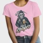 Grim Reaper Drinking Beer Skull, Tricou Femei