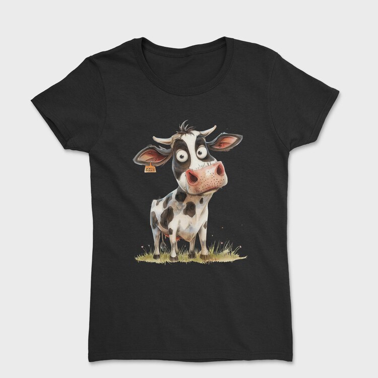 Cow Ear Tag, Tricou Femei