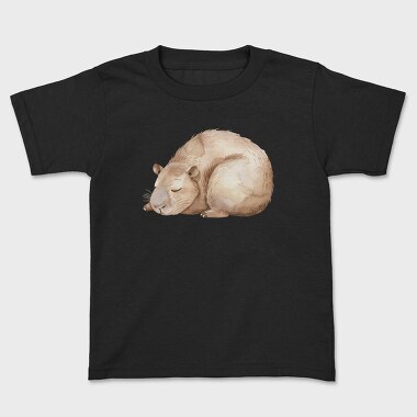 Cute Capybara Sitting, Tricou Copii