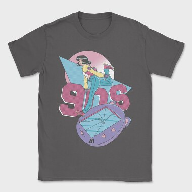 Nineties Pink 90S Anime Girl, Tricou Barbati (Unisex)
