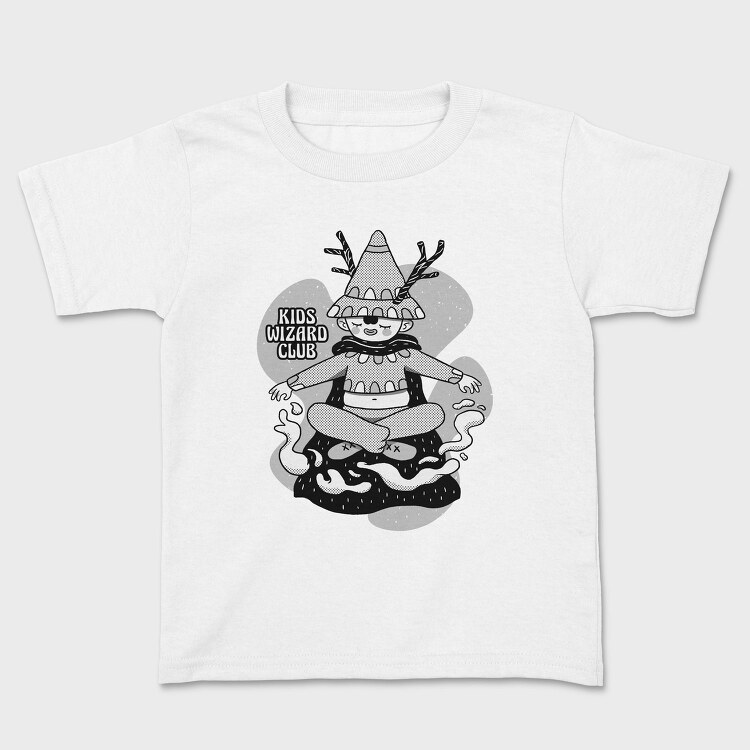 Cartoon Wizard Kid Fantasy Kids Club, Tricou Copii