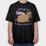Unicorn Dream Capybara, Tricou Oversize Barbati (Unisex)