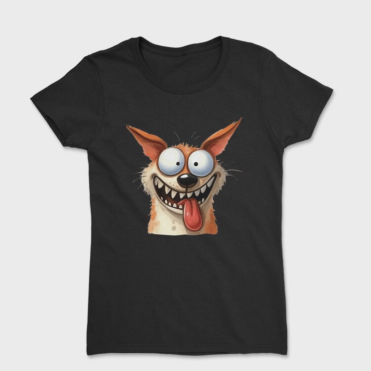 Crazy Smiling Dog, Tricou Femei