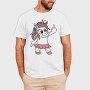 Unicorn Finger Gesture, Tricou Barbati (Unisex)