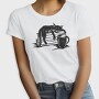 Cat And Coffee, Tricou Femei