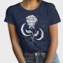 Romantic Rose And Moon, Tricou Femei