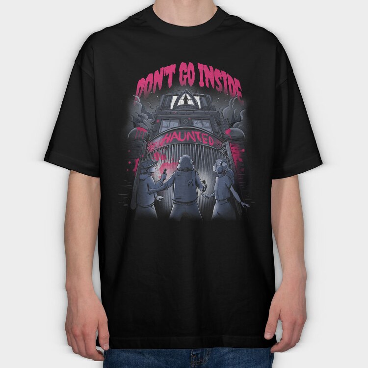 Haunted Asylum, Tricou Oversize Barbati (Unisex)