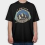 Happy Place Camping, Tricou Oversize Barbati (Unisex)