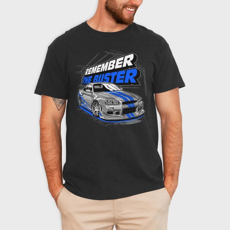 GTR R34 2 Fast 2 Furious, Tricou Barbati (Unisex)