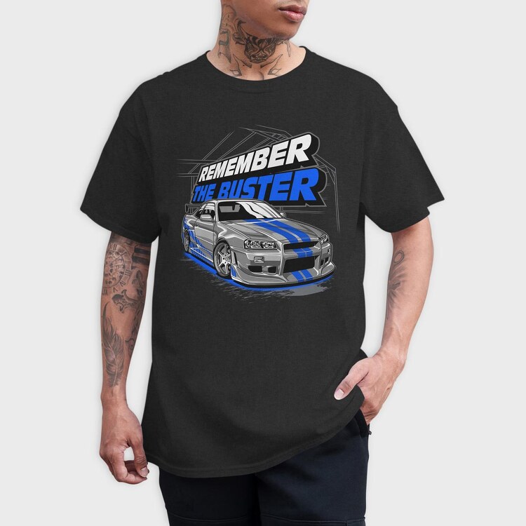 GTR R34 2 Fast 2 Furious, Tricou Barbati (Unisex)