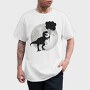 Dinosaur With Balloons T Rex, Tricou Barbati (Unisex)