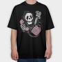 Grim Reaper Phone The, Tricou Oversize Barbati (Unisex)
