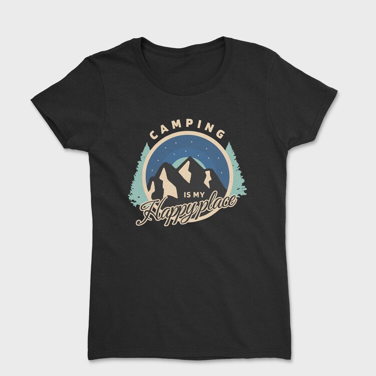 Happy Place Camping, Tricou Femei