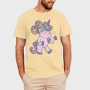 Unicorn Lifting Weights Kawaii Working Out, Tricou Barbati (Unisex)