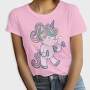 Unicorn Lifting Weights Kawaii Working Out, Tricou Femei