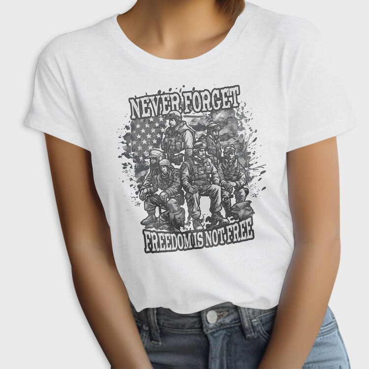 Army United States Patriotic, Tricou Femei