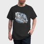Winter Chickadee Birds, Tricou Barbati (Unisex)