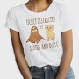 Distracted Sloths And Dogs, Tricou Femei