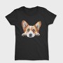 Corgi Peeking Face, Tricou Femei