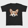 Corgi Peeking Face, Tricou Copii
