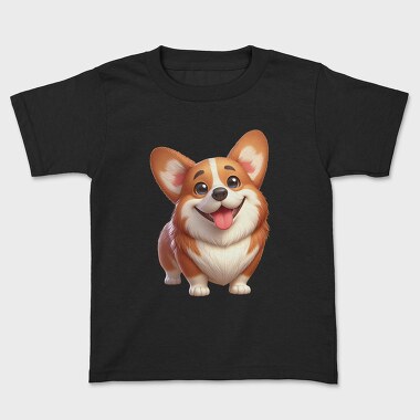Cute Corgi Smile, Tricou Copii