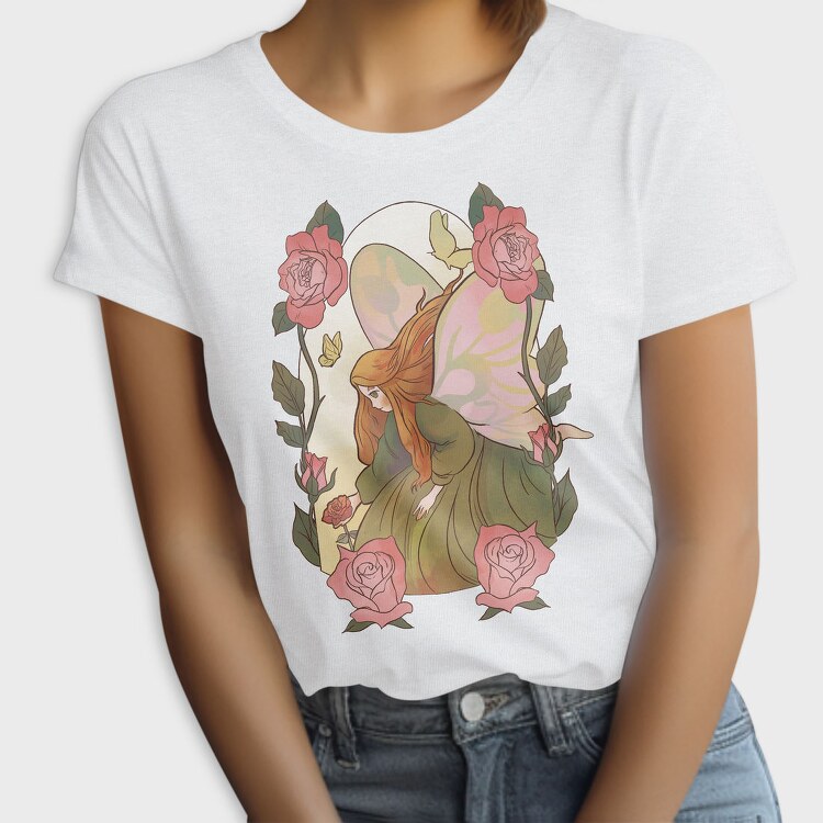 Rose Fairy Character Fairy Tale, Tricou Femei