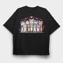 Cute Cats Clan, Tricou Oversize Barbati (Unisex)