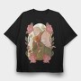 Rose Fairy Character Fairy Tale, Tricou Oversize Barbati (Unisex)