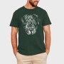 Rottweiler Dog Breed Portrait, Tricou Barbati (Unisex)