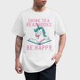 Unicorn Reading, Tricou Barbati (Unisex)