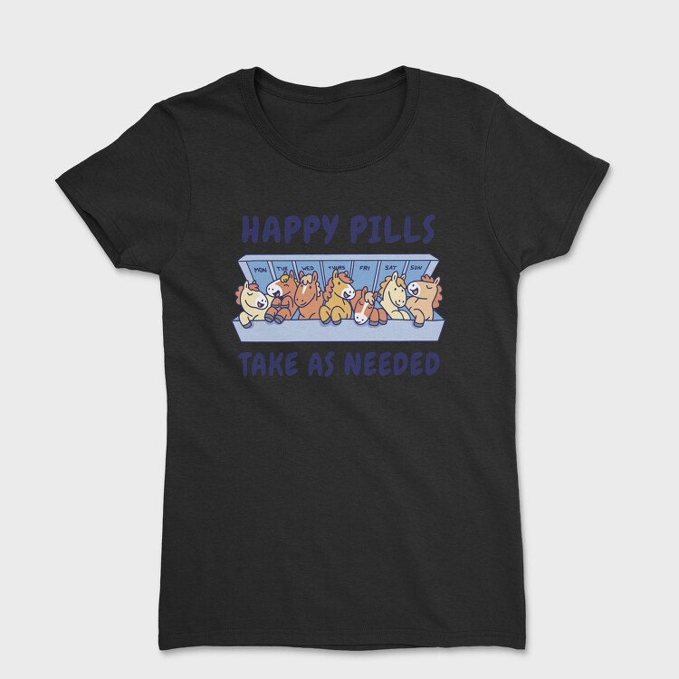 Happy Pills Horses, Tricou Femei