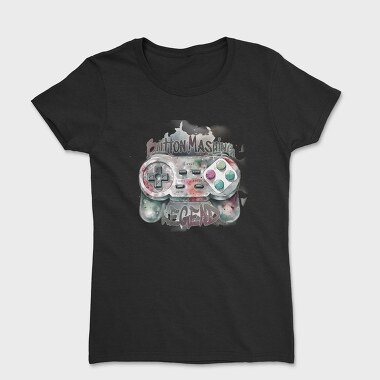 Joystick Button Mashing Watercolor Legend, Tricou Femei