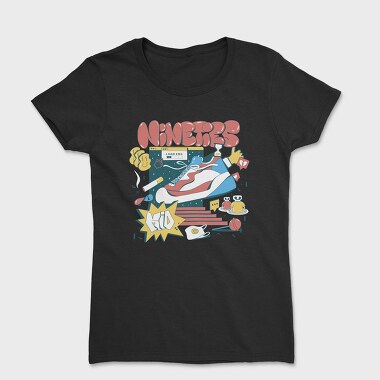 Nineties 90S Kid Retro 1, Tricou Femei