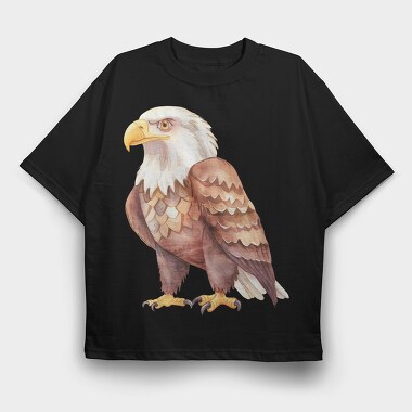 Bald Eagle Wing, Tricou Oversize Barbati (Unisex)