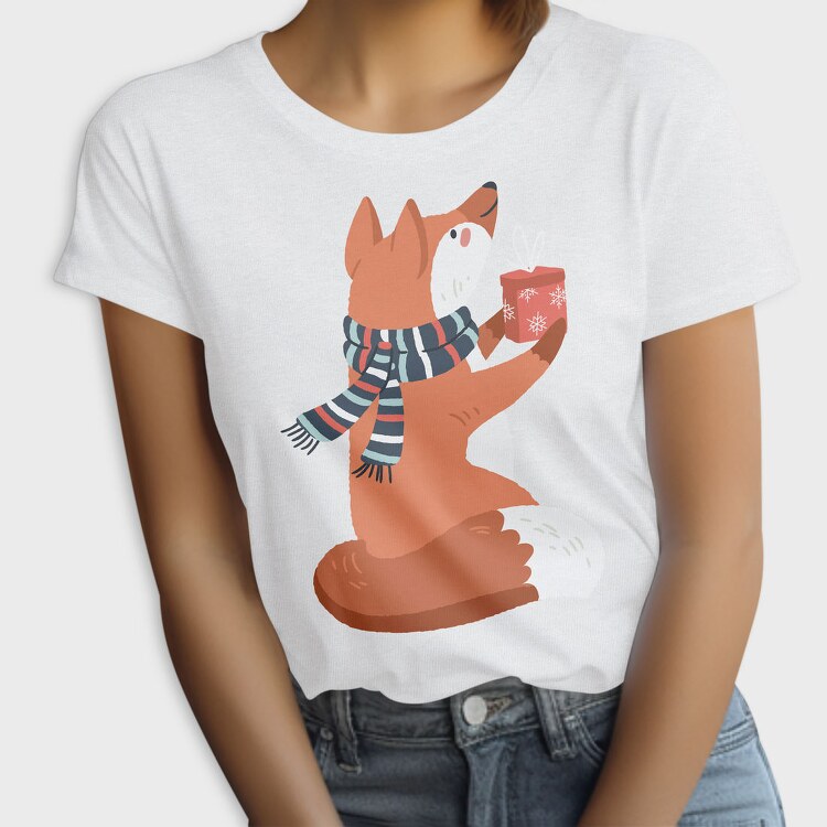 Winter Fox Mug, Tricou Femei