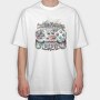 Joystick Button Mashing Watercolor Legend, Tricou Oversize Barbati (Unisex)