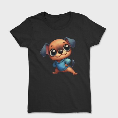 Cute Dog Pup, Tricou Femei