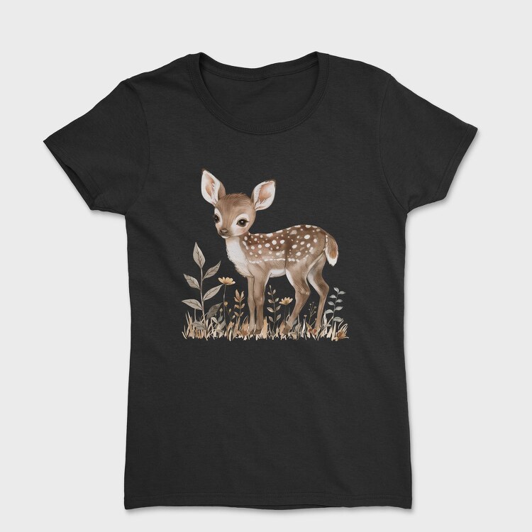 Baby Deer Forest, Tricou Femei