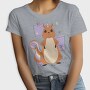 Unicorn Squirrel Animal Squirrcorn, Tricou Femei