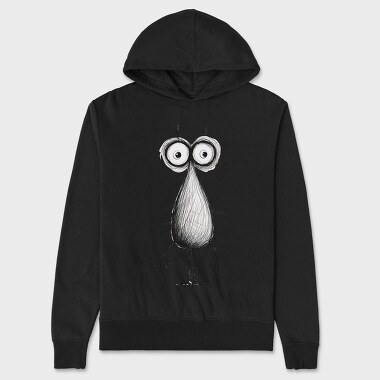 Cute Monster Face, Hanorac Oversize Barbati (Unisex)
