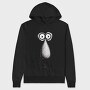 Cute Monster Face, Hanorac Oversize Barbati (Unisex)