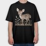 Baby Deer Forest, Tricou Oversize Barbati (Unisex)