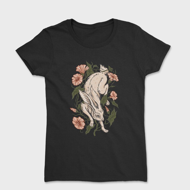 Hare Rabbit Ivy Flowers, Tricou Femei