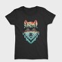 Hand Draw Landscape Wolf, Tricou Femei