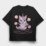 Unicorn Summoning Ritual Summoned, Tricou Oversize Barbati (Unisex)