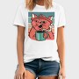 Cat Drinking Coffee (2), Tricou Barbati (Unisex)