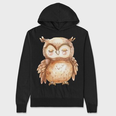 Cute Owl Ears, Hanorac Oversize Barbati (Unisex)