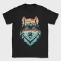 Hand Draw Landscape Wolf, Tricou Barbati (Unisex)