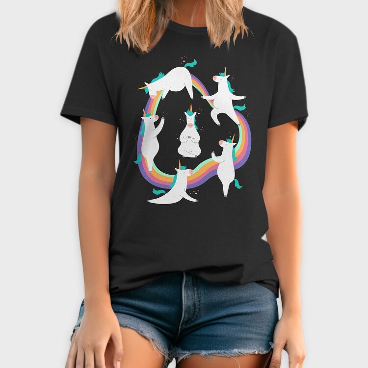 Unicorn Yoga, Tricou Barbati (Unisex)