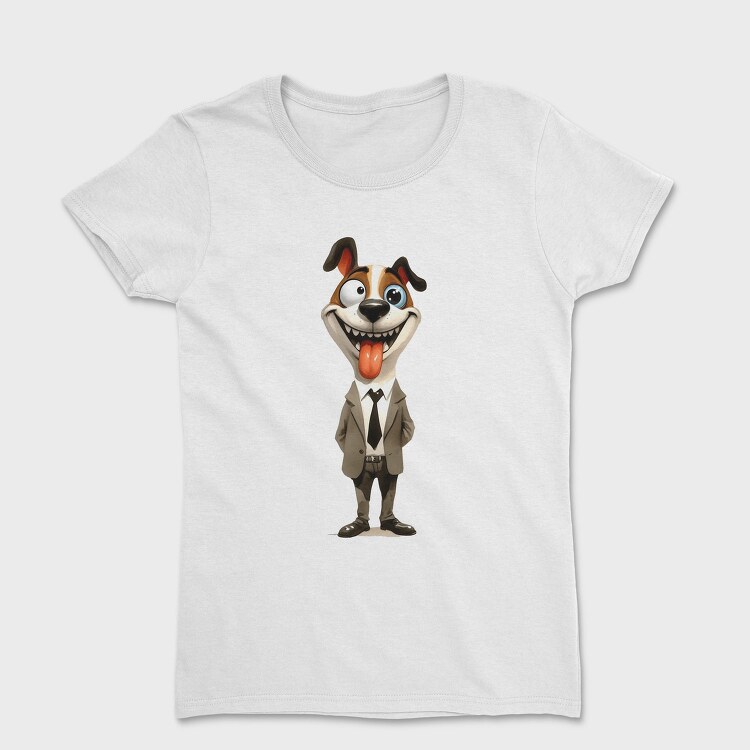 Cute Dog Suit, Tricou Femei